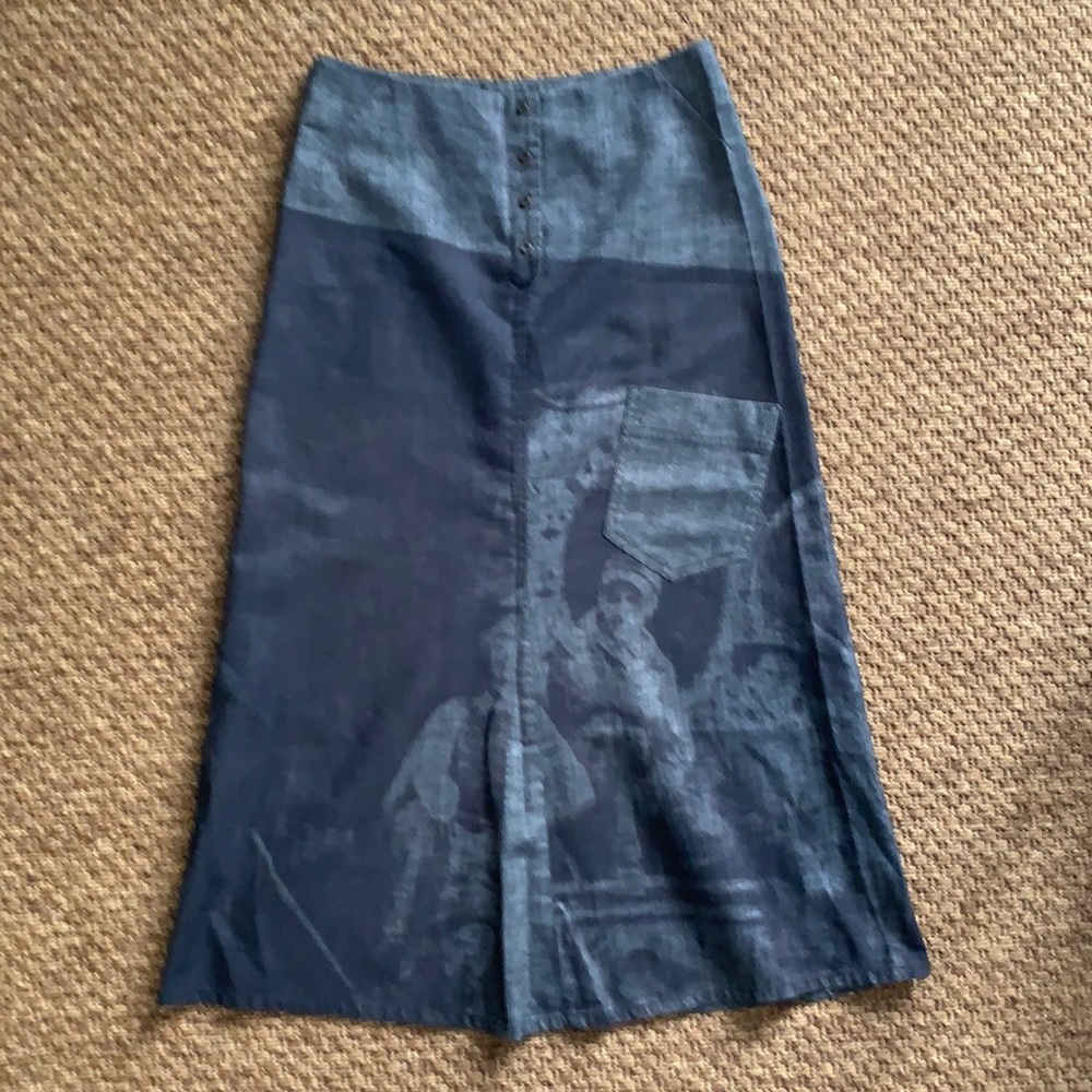 Cop. Copine Paris Blue denim skirt